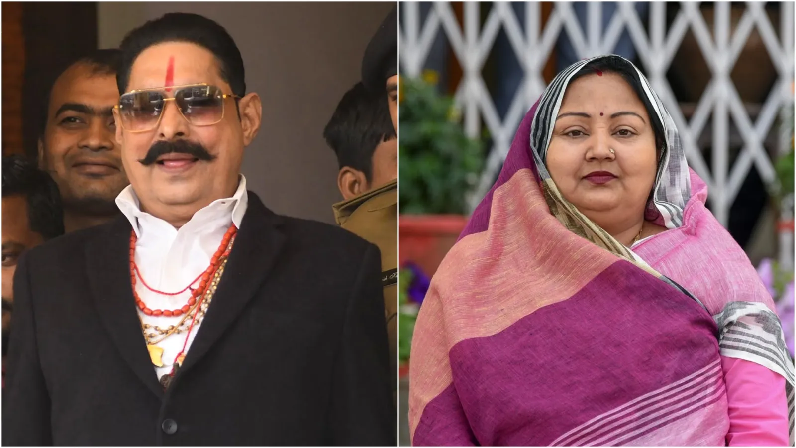 मोकामा विधायक अनंत सिंह और पत्नी सह पूर्व विधायक नीलम देवी