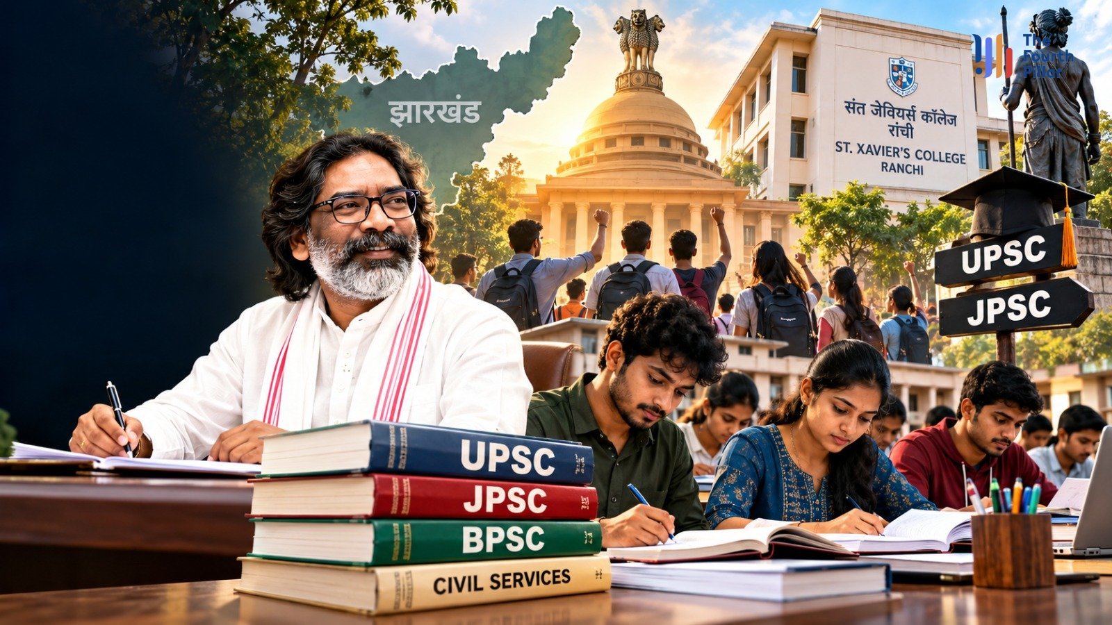 झारखंड के युवाओं को UPSC, JPSC की मुफ्त कोचिंग करायेगी सरकार