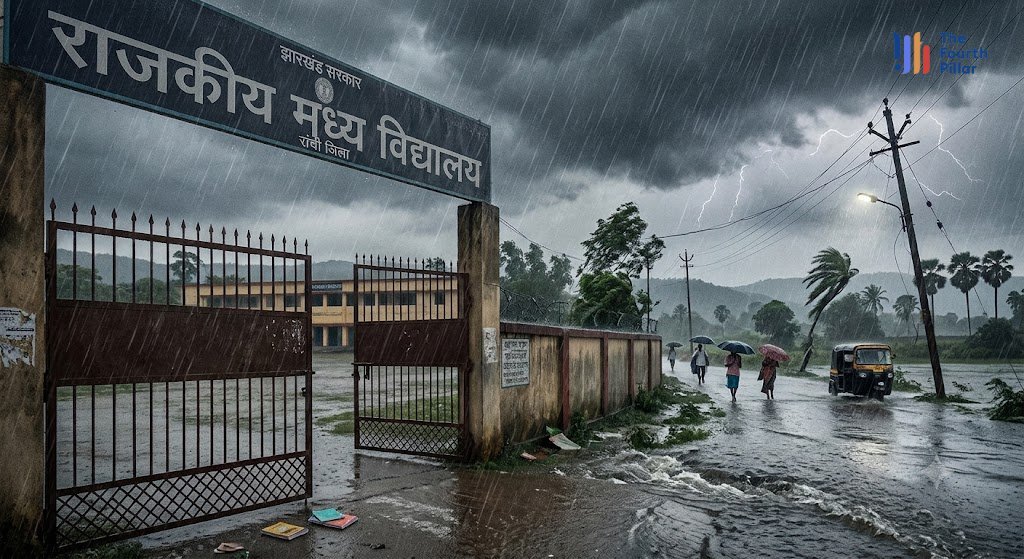 झारखंड में 28-29 अक्टूबर को चक्रवाती तूफान के कारण बंद रह सकते हैं स्कूल