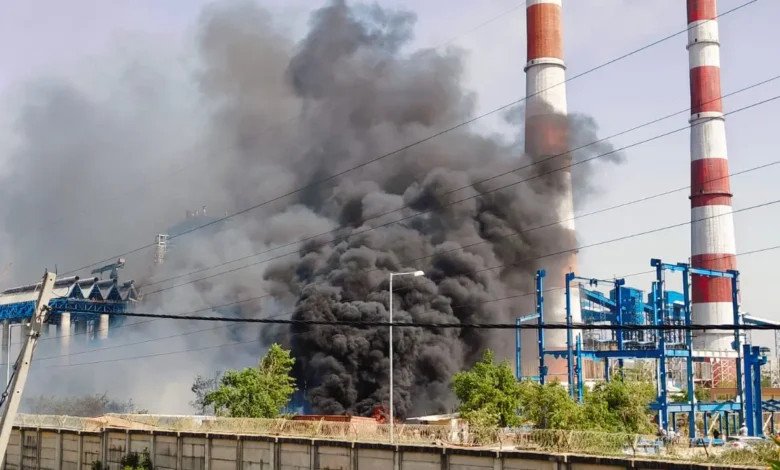 chatra ntpc fire